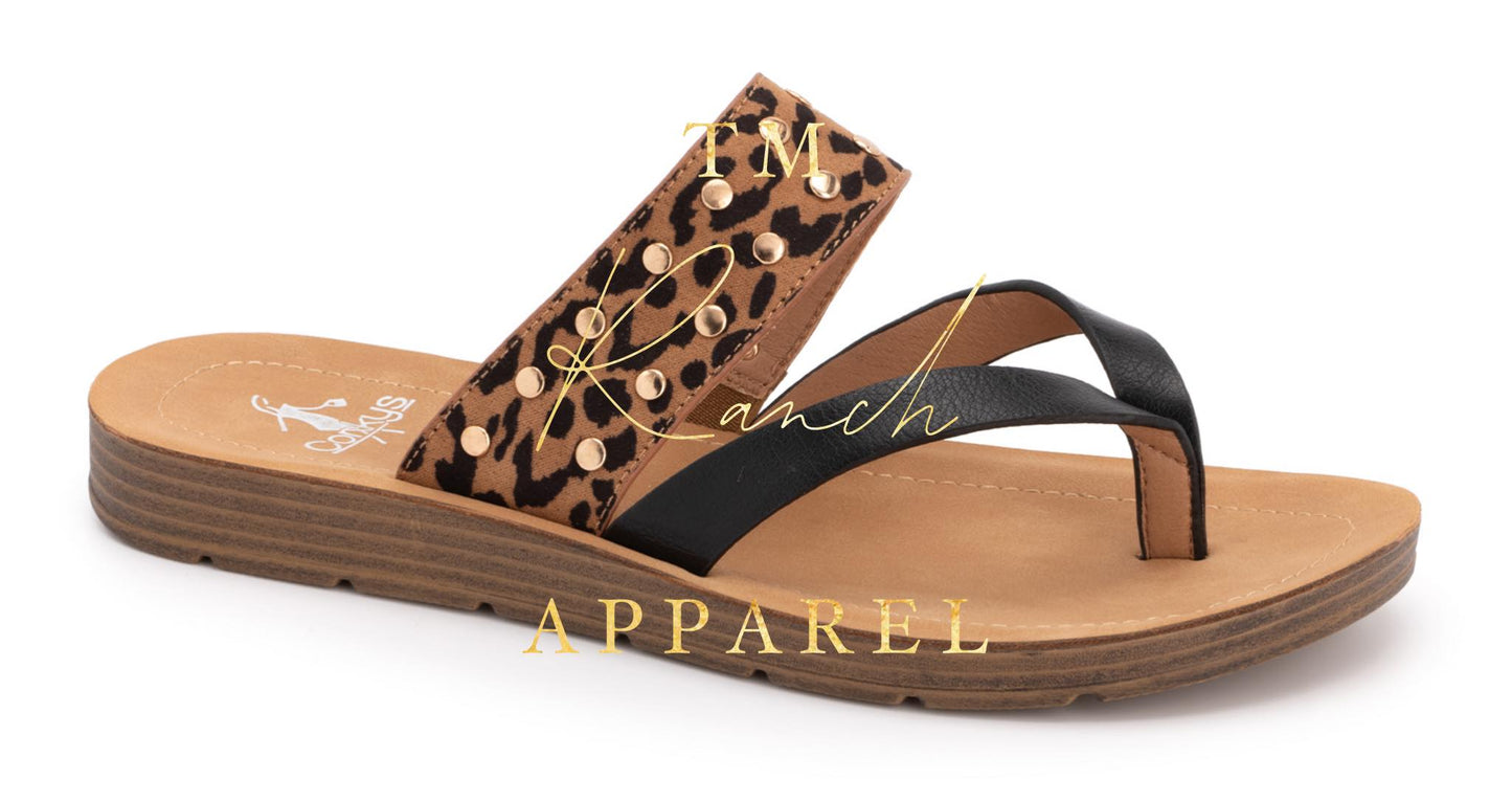 Good Luck Leopard Sandals