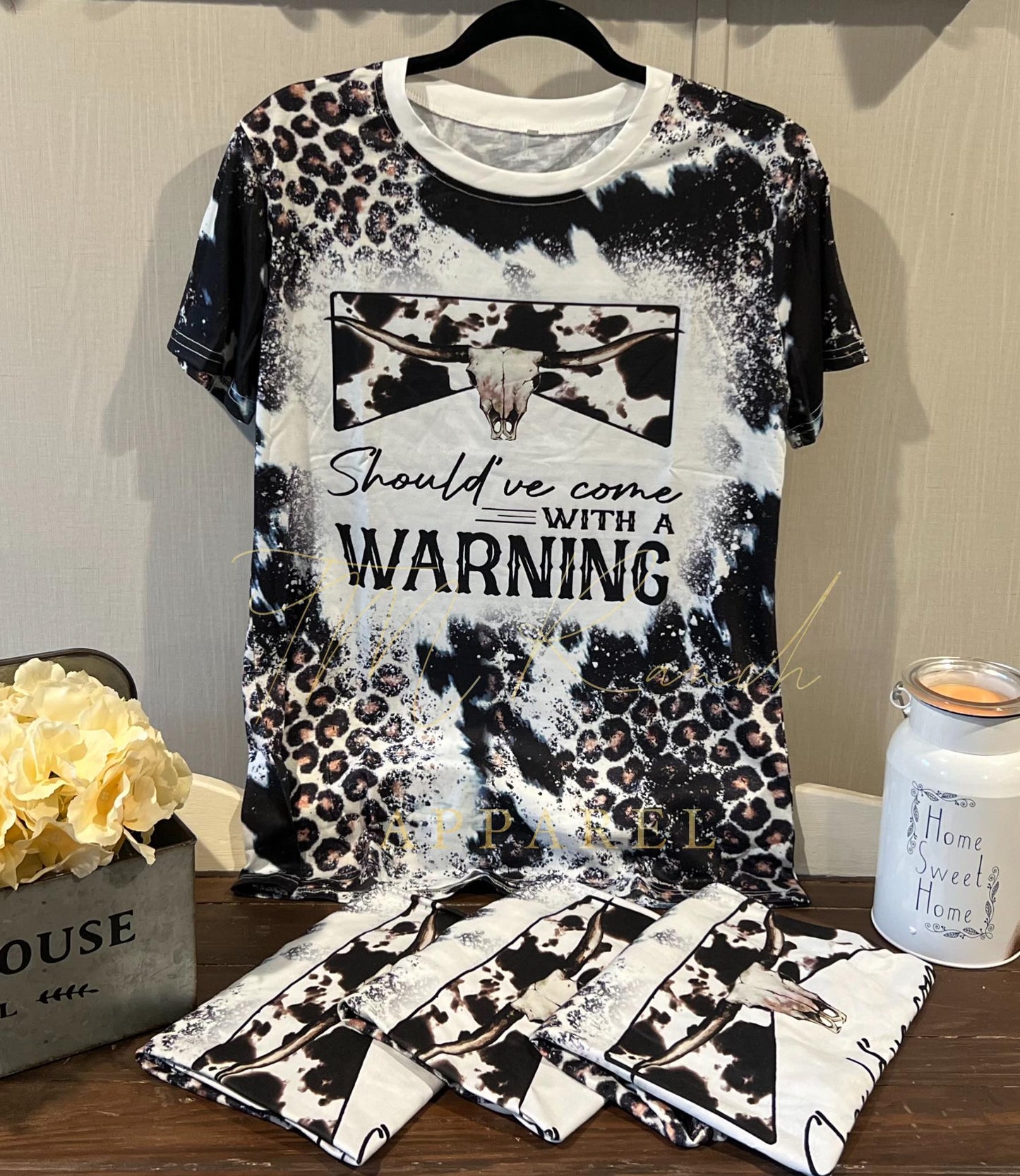 Came With A Warning Leopard Tee